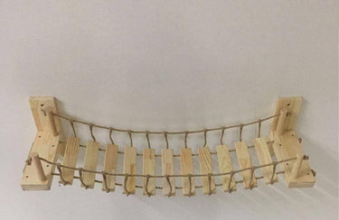 Nancy Sway Wooden Rope Bridge Cat Furniture KittyNook